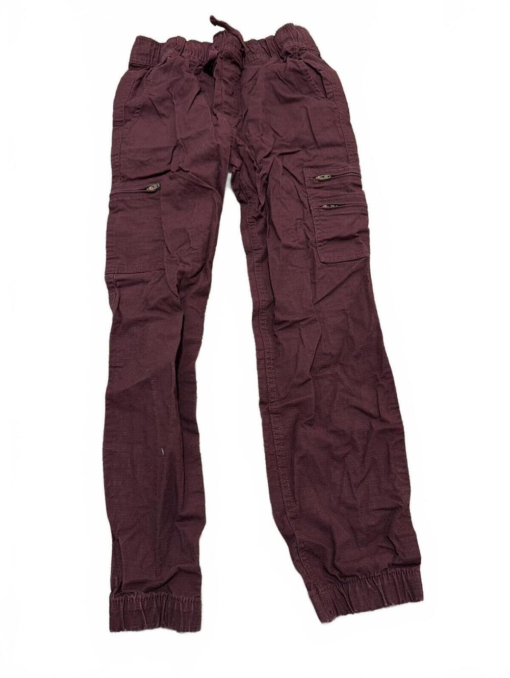 GAP Kids Burgundy Cargo Pants L